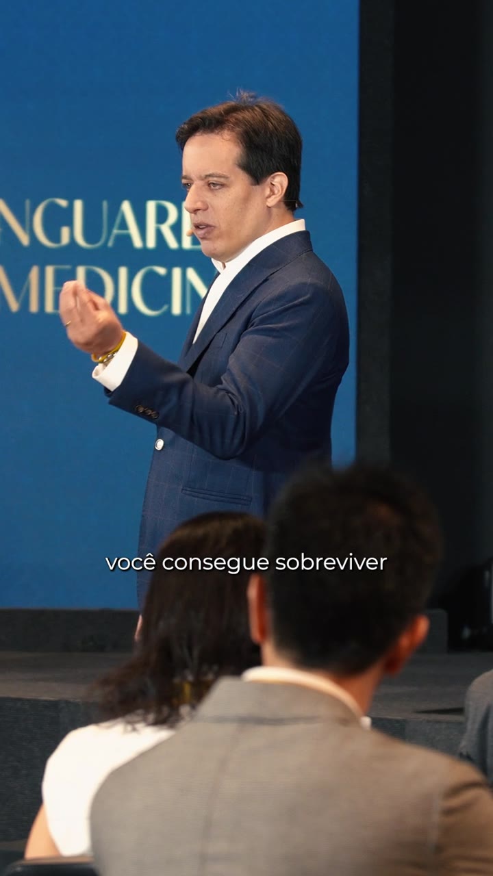 Cena de reel de evento